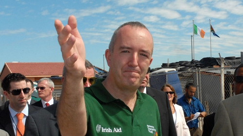 Niall Mellon in Tafelsig, South Africa in 2008
