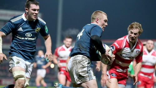 Keith Earls scored a try for Munster in the first half