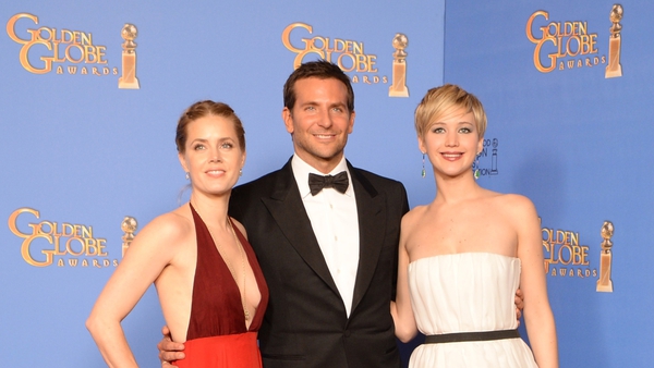 American Hustle (l-r stars Amy Adams, Bradley Cooper and Jennifer Lawrence) - Won the awards for Best Film (Comedy or Musical), Best Actress (Comedy or Musical) and Best Supporting Actress
