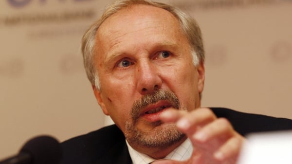 ECB's Ewald Nowotny says euro zone not in a period of deflation