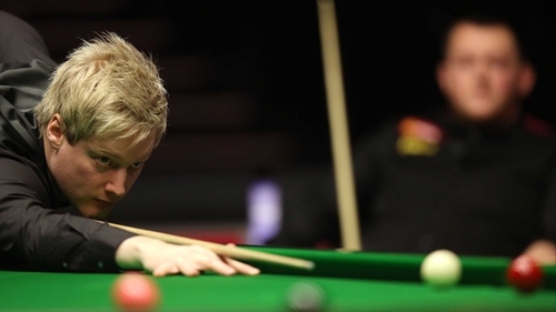 Neil Robertson had to dig deep to overcome Yu Delu