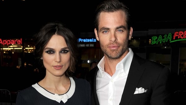 Keira Knightley and Chris Pine attended last night's premiere of the film in LA