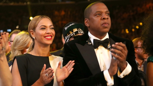 Beyonce and Jay Z at last year's Grammys