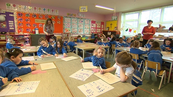 The OECD average class size is 21.3, while in Ireland it is 24.4