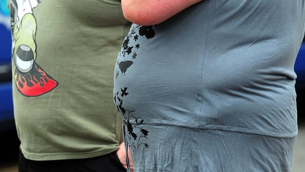 The forecast puts Irish men at the top of an overweight table of 53 countries, matched only by Uzbekistan