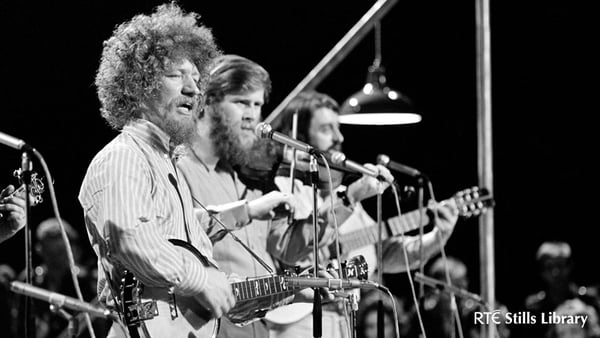 Luke Kelly with the Dubliners in the 1960s