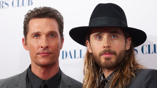 Matthew McConaughey and Jared Leto both star in Dallas Buyers Club