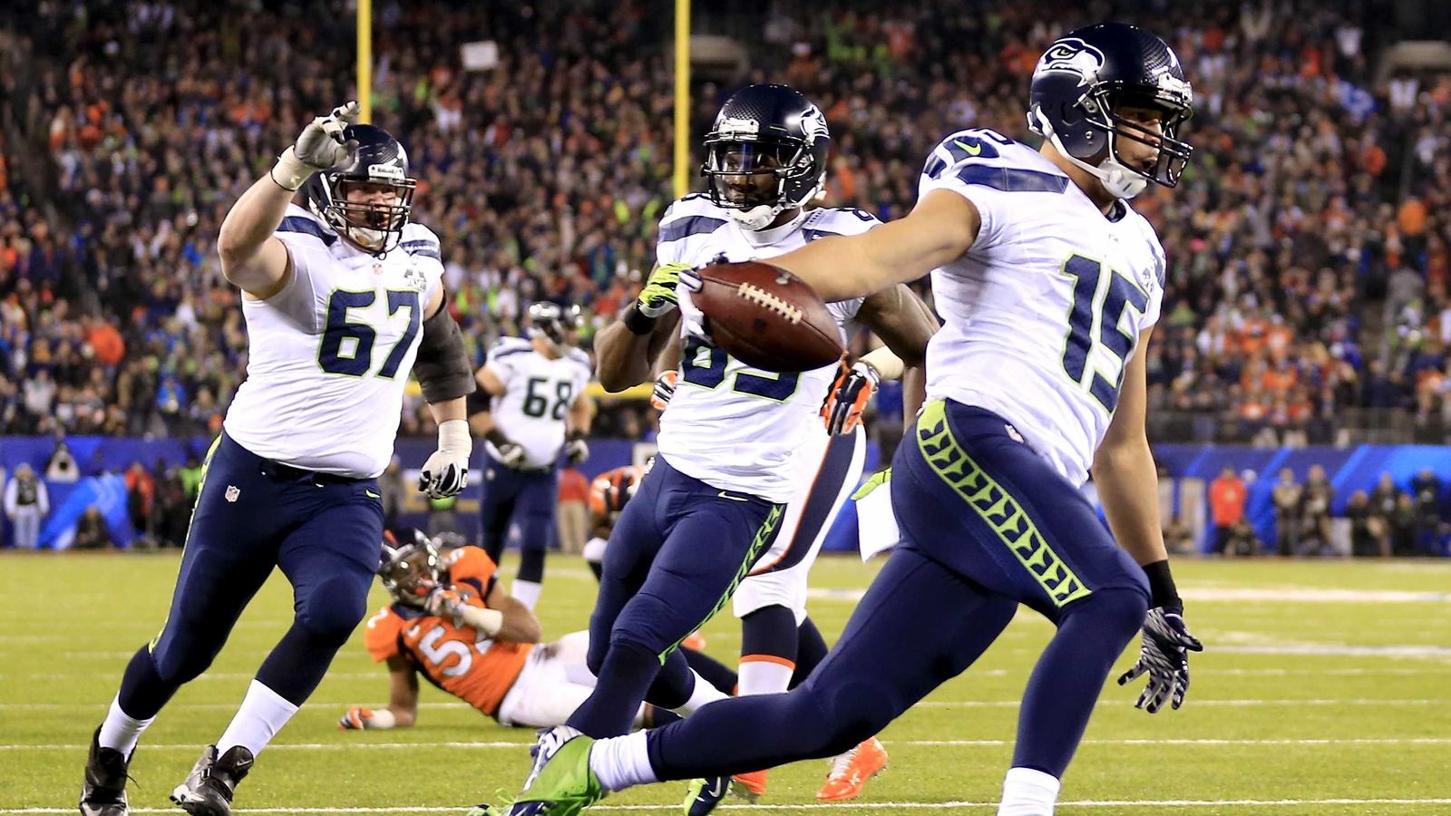 Seattle Seahawks Beat Denver Broncos, 43-8, To Win Super Bowl