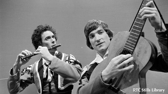 Two Musicians with the Irish Ballet Company. But who are they?