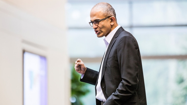 Chief executive Satya Nadella said Microsoft had 'an incredible year'
