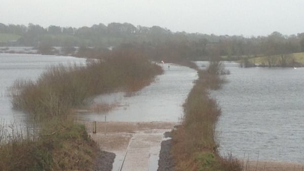 The service had to be closed on 2 February after the line at Ballycar became submerged in 1.5m of water