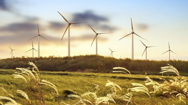 About 20% of Ireland's electricity comes from renewable sources, such as wind power