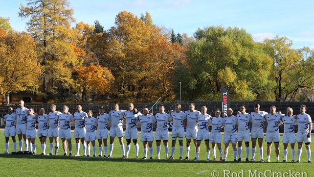 Finland line-up before a clash with Norway