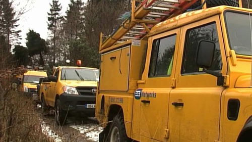 ESB crews are working to restore power to 60,000 homes