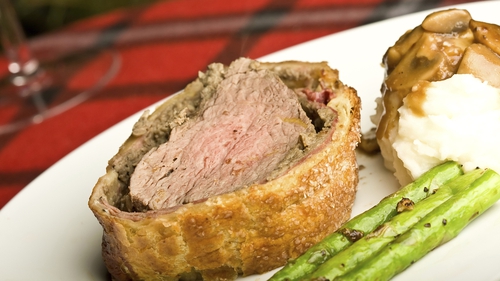 what temperature for individual beef wellington