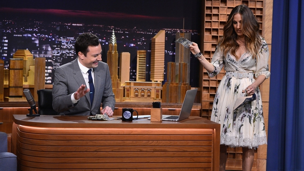 Fallon joined by a host of famous faces, including Sarah Jessica Parker