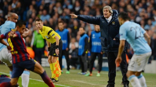 Manuel Pellegrini said the referee favoured the visitors to Manchester