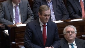 Enda Kenny made the announcement to a shocked Dáil