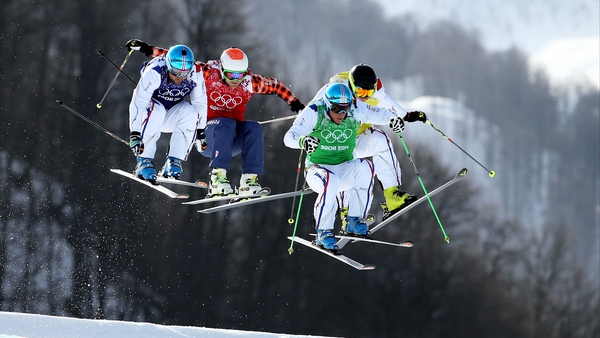 Jean Frederic Chapuis, in green, leads the way