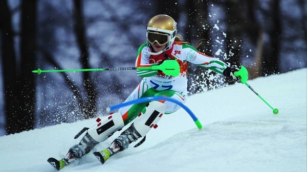 Florence Bell failed to finish in testing conditions at Rosa Khutor Alpine Centre