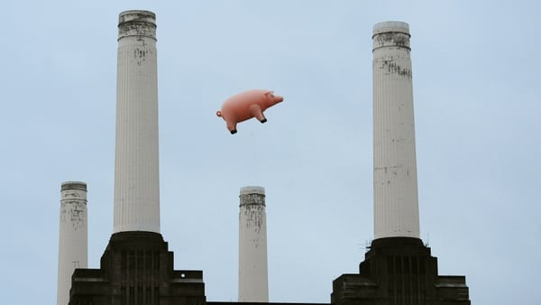 Our proggy porcine pal flew again over Battersea Power Plant in 2011