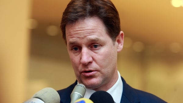 Nick Clegg said he did not want the case to escalate into a 'full-blown political crisis' (Pic: EPA)
