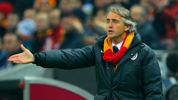 Roberto Mancini managed Galatasaray for one season