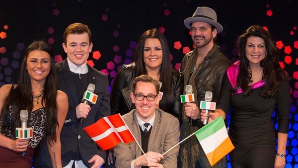 Eurosong acts with Ryan Tubridy
