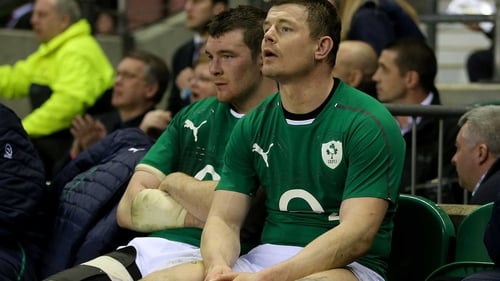 Peter O'Mahony (left) will be hoping to repeat the heroics of Brian O'Driscoll in 2000, in this, O'Driscoll's final international
