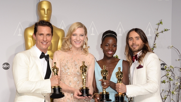 Oscar winners Matthew McConaughey, Cate Blanchett, Lupita Nyong'o and Jared Leto