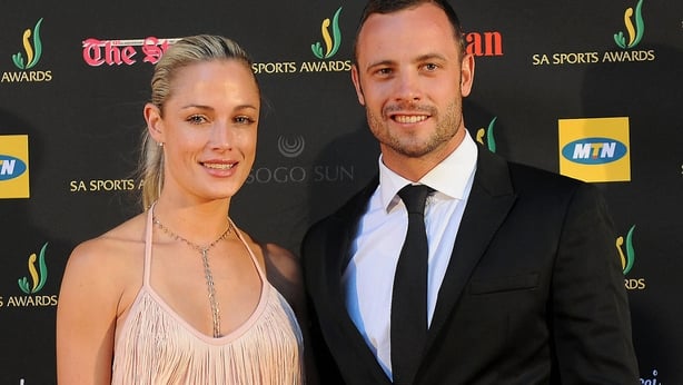 Pistorius with Reeva Steenkamp