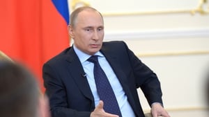 Russian President Vladimir Putin has vowed to open an account at Bank Rossiya on Monday