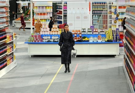 Paris fashion goes shopping at the Chanel supermarket