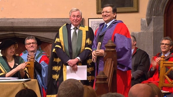José Manuel Barroso was conferred with an honorary law degree at University College Cork