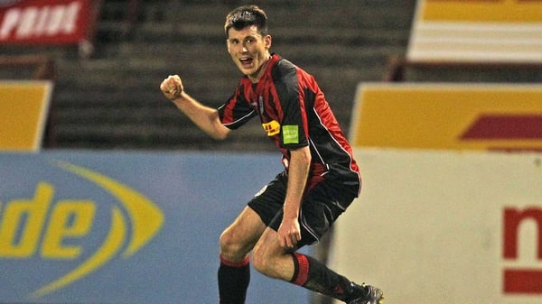 Dinny Corcoran hit a hat-trick for Bohemians