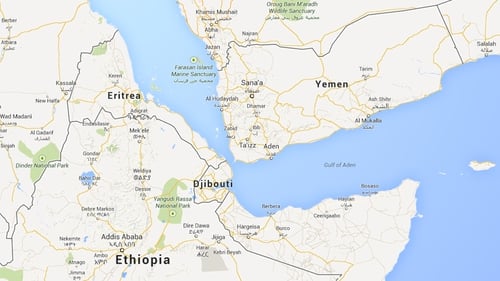African migrants often use unseaworthy boats to try to reach Yemen (Pic: Google Maps)