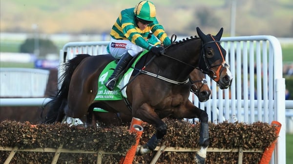 Jezki stormed to victory in a thrilling Champion Hurdle