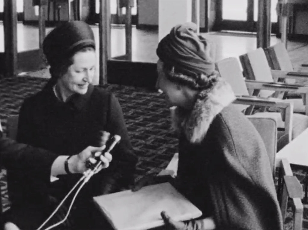 Lady Bird Johnson and Lord Mayor of Limerick Frances Condell
