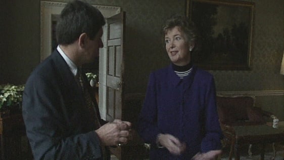 Charlie Bird and Mary Robinson (1994)