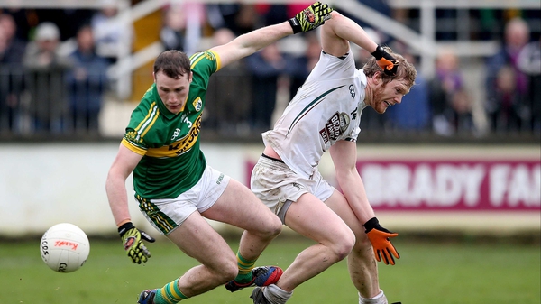 Kerry's Mark Griffin and Tomas O'Connor of Kildare