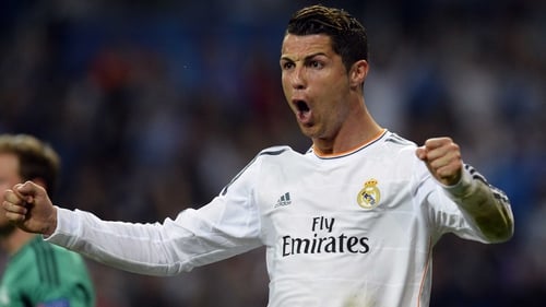 Cristiano Ronaldo opened the scoring against Schalke with his 40th strike of the season