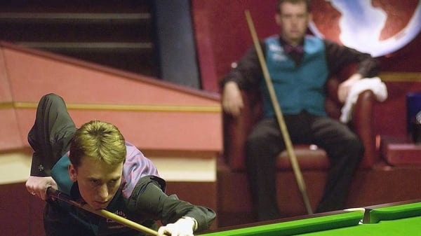 Ken Doherty in action in the 2003 final; the Dubliner lost out to Mark Williams after failing to heed Alex Ferguson's advice