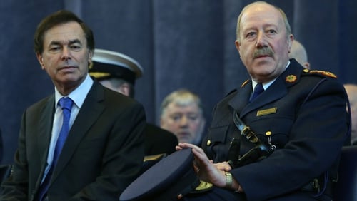 The letter from Martin Callinan (right) asked that Alan Shatter be informed of details of the recordings