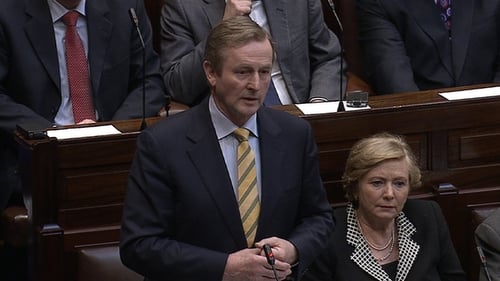 Taoiseach Enda Kenny confirmed he sent a senior civil servant to Martin Callinan the day before he announced his retirement