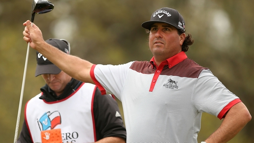 Pat Perez holds a share of the lead at the Texas Open