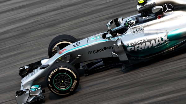 Nico Rosberg grabbed first pole position for 16 races