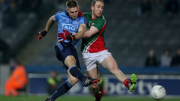 Dublin's Eoghan O'Gara scores the first of his two late goals