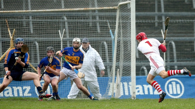 Anthony Nash takes a penalty