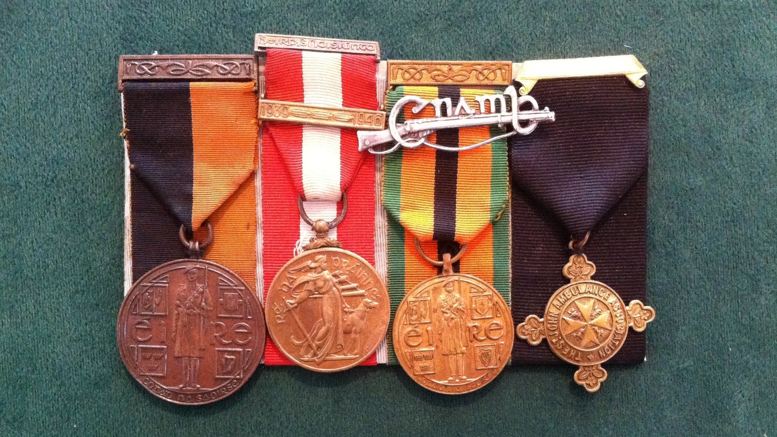 Image - A Cumann na mBan veteran's medal, courtesy of Glasnevin Cemetery