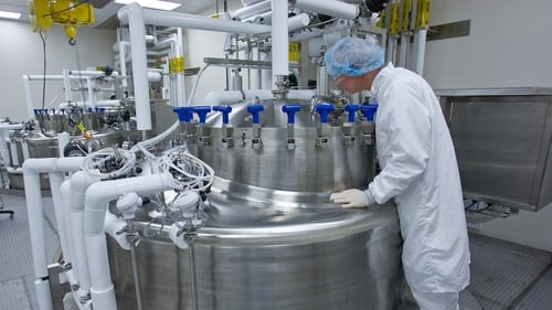 Manufacturing at an Alexion plant